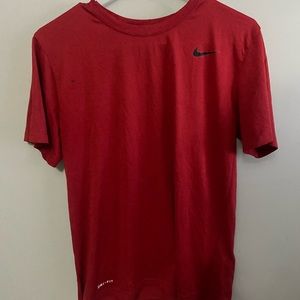 Red Nike Dri-Fit Tee